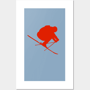 Skier Posters and Art